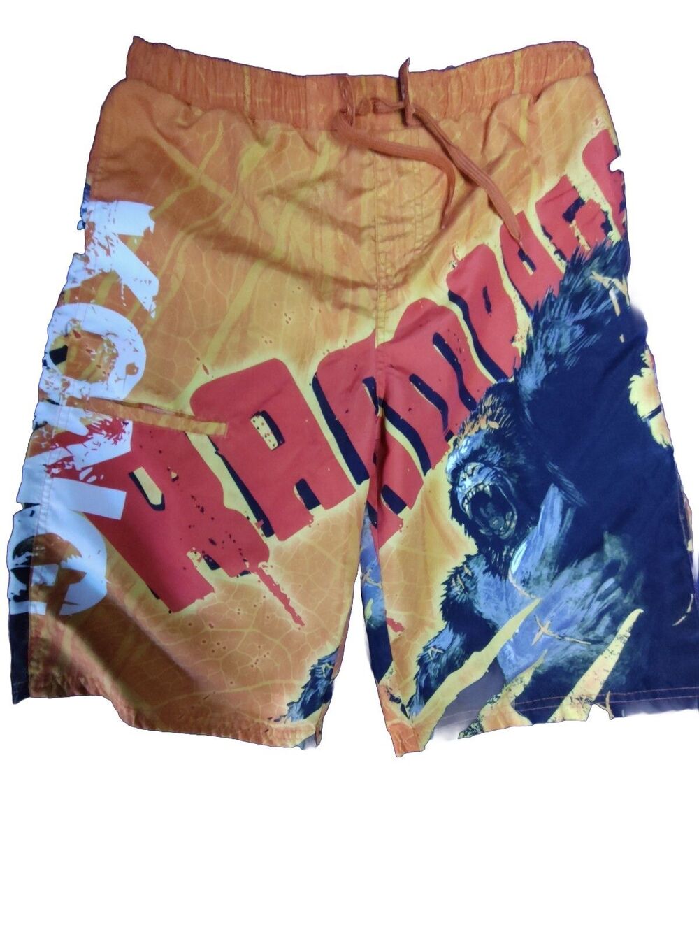 Kong King Kong Graphics Board Swim Shorts Trunks 16-18